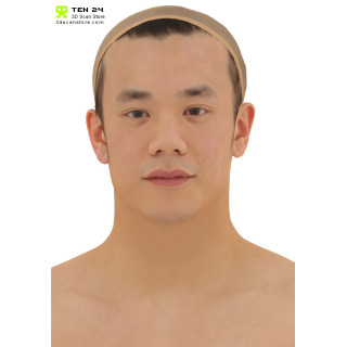 素顔4    Man Male 04 Head Scan Cleaned